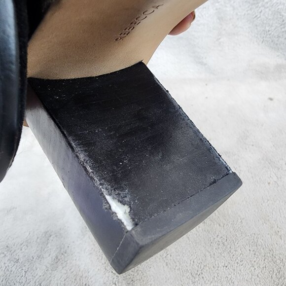 Rebecca Minkoff Shoes Womens Size 8.5 White Leather Slip On Mules *Read* - Picture 13 of 14